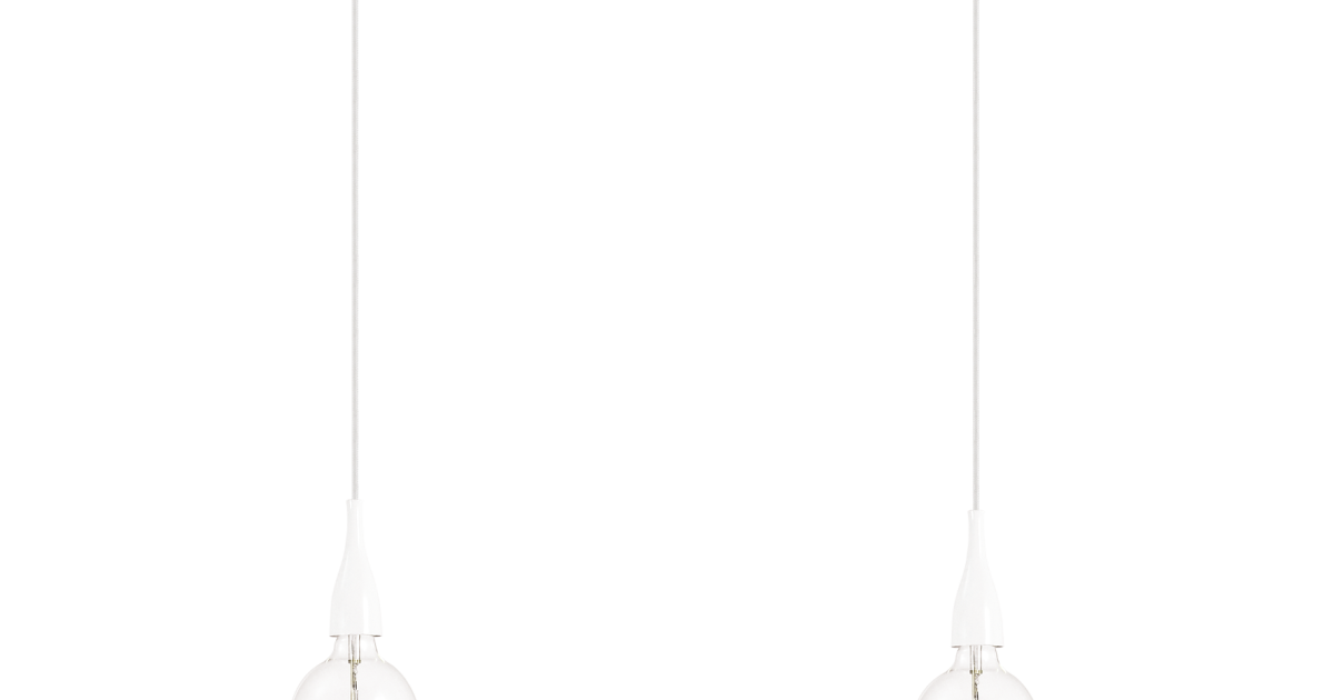 Minimal Sp Matt White Pendant Lamp By Ideal Lux Lighting