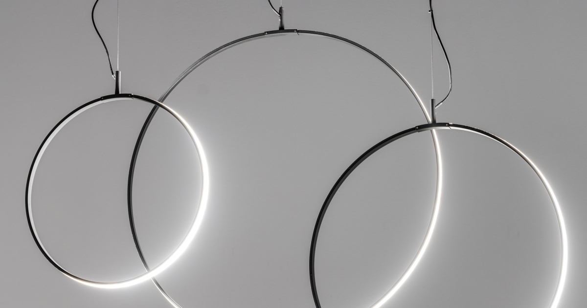 Lustre Suspension CIRCUS SP D44 Noir Par Ideal Lux Luminaire