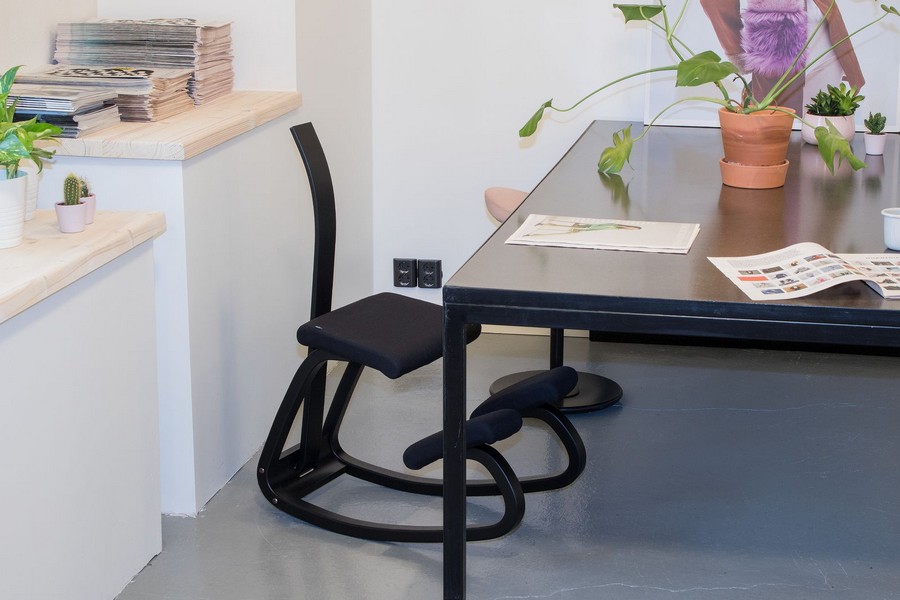Sedia ergonomica originale in ginocchio sgabello mobili per ufficio a casa sedia  ergonomica a dondolo in legno per Computer