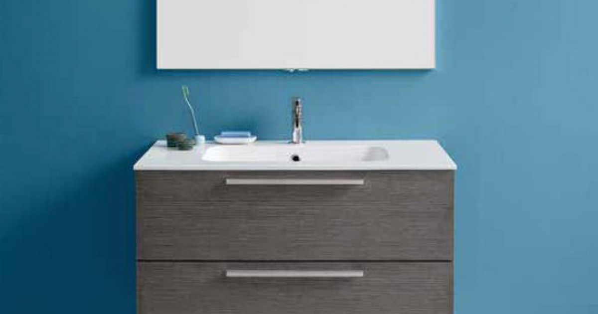 Mobile da bagno Dado di Kios semplice e elegante