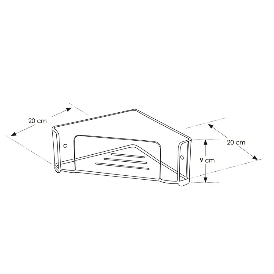 Tag Re D Angle Ghost Angoliera Cp Co Pour Douche En Acrylique Transparent